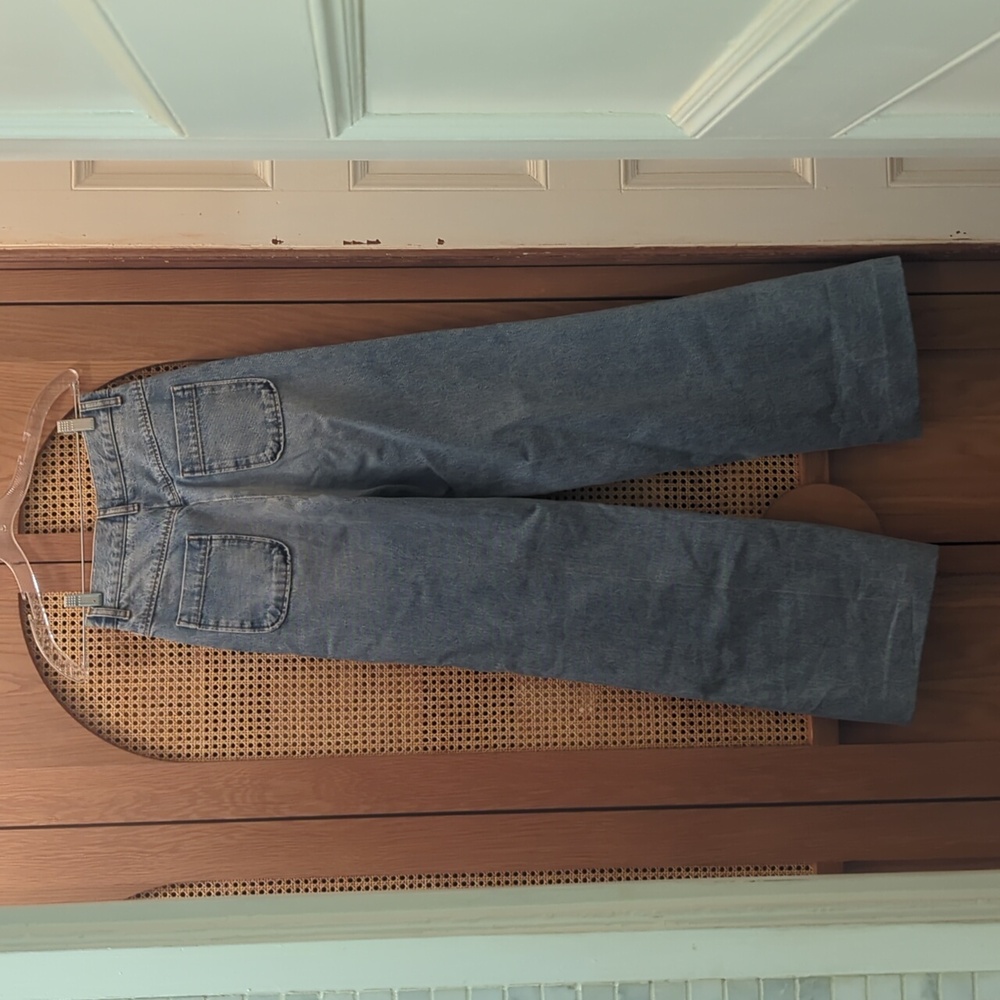 NWT Sandro Wide Leg Jean (Oslo Jean) Sz 34 - XS | Light Wash Denim - Picture 3 of 9